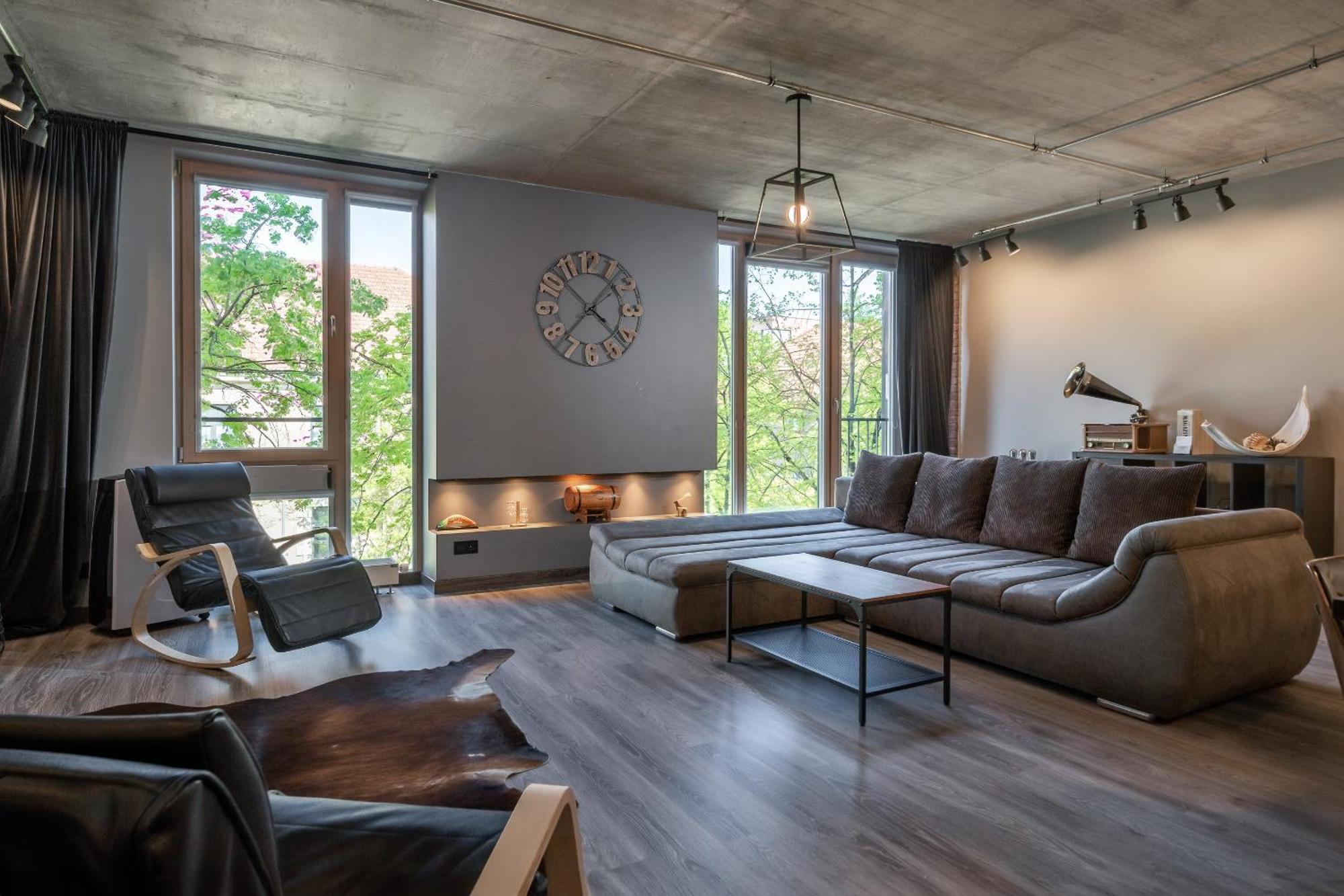 Manto Loft style apartment 85m2+ underground parking Klaipėda Eksteriør bilde