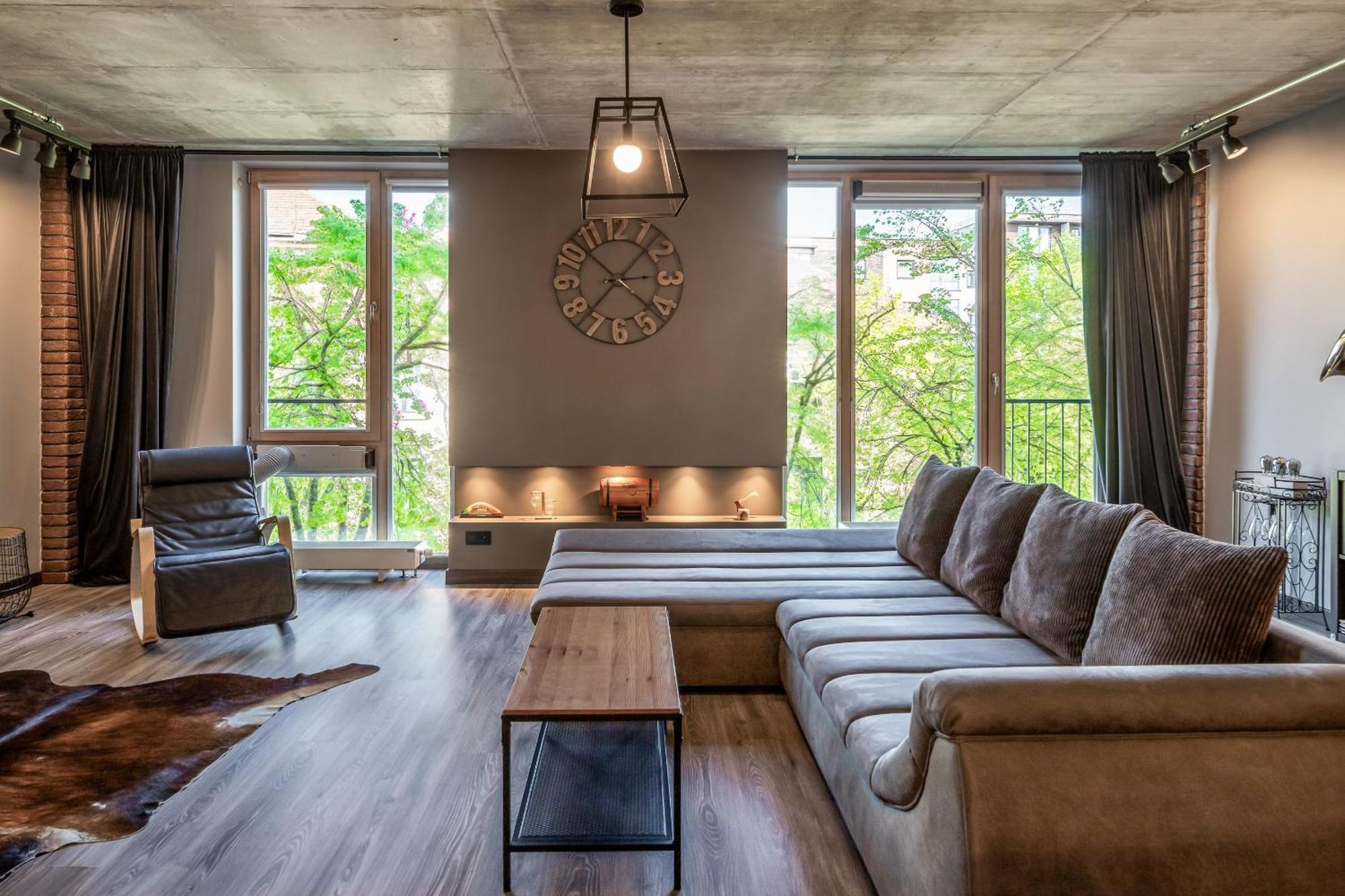 Manto Loft style apartment 85m2+ underground parking Klaipėda Eksteriør bilde