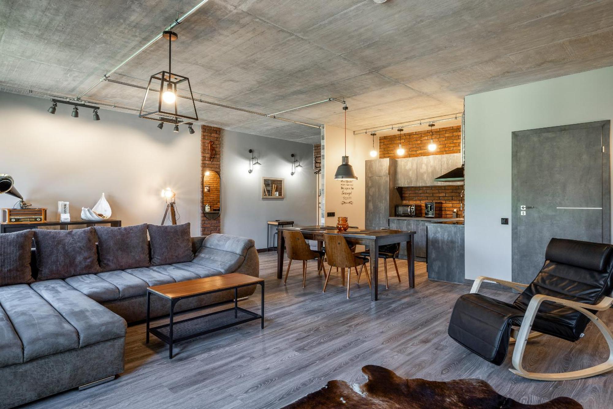 Manto Loft style apartment 85m2+ underground parking Klaipėda Eksteriør bilde